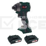 Профессиональный бесщеточный винтоверт аккумуляторный KLPRO KLDV18BH-20 (18В, Li-ion-2шт, 2.0А·ч, 220Нм, 2 скорости, подсветка,З/У,в кейсе), фото2