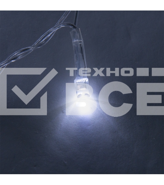 Гирлянда светод. Funray Занавес CL-320W, 3x2,5м,320LED,хол.белый,прозрачный шн. 2,5м,220в,IP20,контр