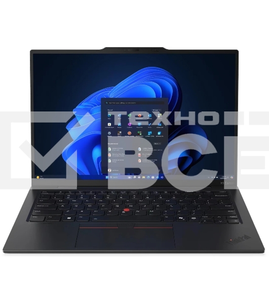 Ноутбук ThinkPad X1 Carbon Gen 13 Aura Edition WUXGA (1920x1200) IPS 500N, Ultra 7 265U, 16GB Soldered LPDDR5x, 1TB SSD M.2,  Integrated Graphics, WiFi6E, BT, TPM2, FPR, IR Cam, 57Wh, 65W USB-C, Win 11 Pro, 1