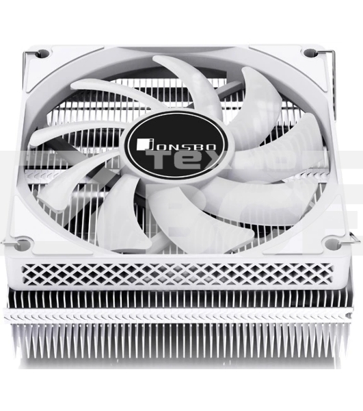 Кулер JONSBO HX4170D White LGA1700/1200/115X/775/AM4 низкопрофильный 45.3мм (36шт/кор, TDP 150W, PWM, 92мм Dynamic Multi-Color LED Fan, 4 тепловые трубки, медная база, 4-pin, белый) Retail