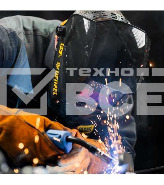 Щиток защитный лицевой (маска сварщика) Denzel F4, см. окно 90х35, DIN 9-13