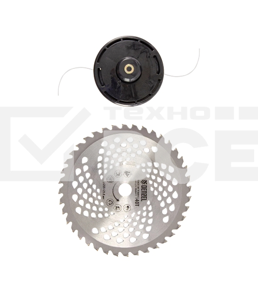 Триммер Denzel DT 43 бензиновый 43см3 2.5 лс. неразъемная штанга состоит из 2 частей