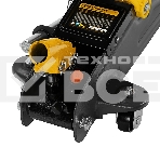 Домкрат гидравлический подкатной с фиксатором Denzel 2 т, 130-330 мм, в кейсе 51154, фото10