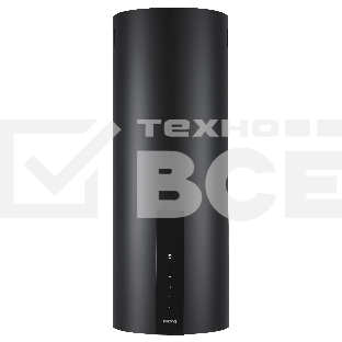 Вытяжка KORTING KHC 35969 DN Cylinder, настенная, 35 см, производительность 900 м3/ч, 3 режима, сенсорное управление, таймер, обратный клапан, LED освещение, угольный фильтр KIT 0286 (опция), BLDC мотор, черный