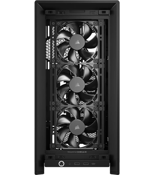 Корпус Corsair Frame 4000D RS Black, Midi-Tower, чёрный, 3 x 120 мм