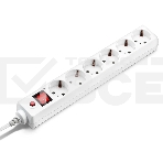 Сетевой фильтр Buro 600SH-16-3-W 3м (6 розеток) белый (коробка), фото2