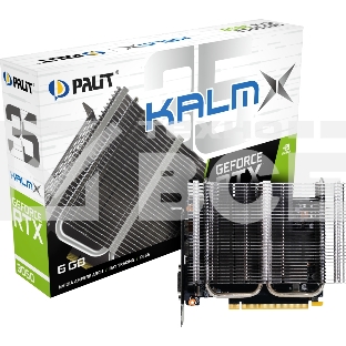 Видеокарта Palit RTX3050 KALMX NVIDIA GeForce RTX 3050 6Gb PCI-E 4.0 96bit GDDR6 1042/14000 DVIx1 HDMIx1 DPx1 HDCP Ret