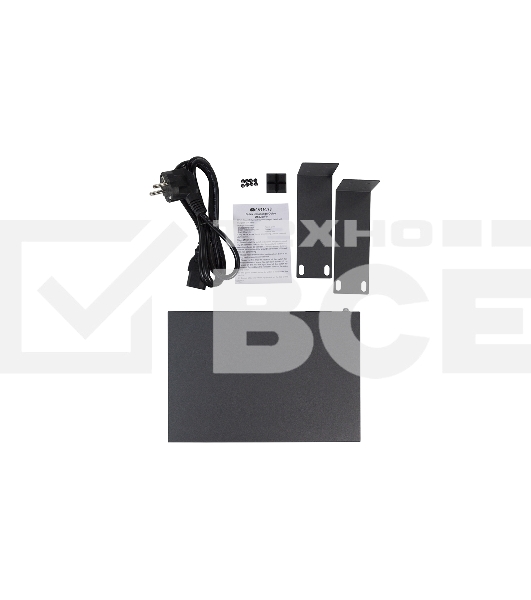 Неуправляемый PoE-коммутатор ORIGO Unmanaged Switch 8x1000Base-T PoE, 2x1000Base-X SFP, PoE Budget 120W, 19