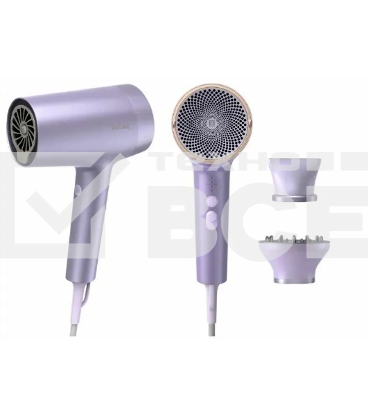 Фен Philips BHD720/10 1800Вт фиолетовый