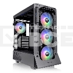 Компьютерный корпус Thermaltake Ceres 500 TG ARGB черный без БП ATX 4x140mm 2xUSB3.0 1xUSB3.1 audio bott PSU, фото3