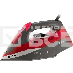Утюг Vitek VT-8348 серый/красный