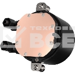 Система водяного охлаждения PcCooler DA240 BK ARGb Soc-AM5/AM4/1200/1700/1851 черный 4-pin Al+Cu 270W Ret (DA240-BKAWXX-GL), фото4