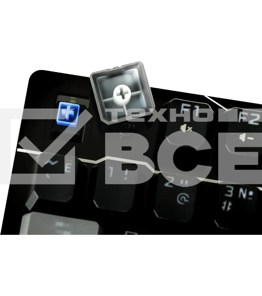 Клавиатура A4Tech Bloody B808N проводная USB черный/серый