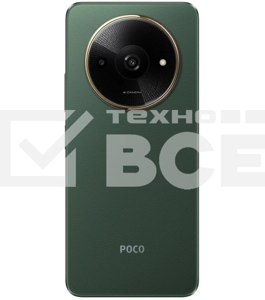 Смартфон Xiaomi POCO C61, 4/128Gb, зеленый