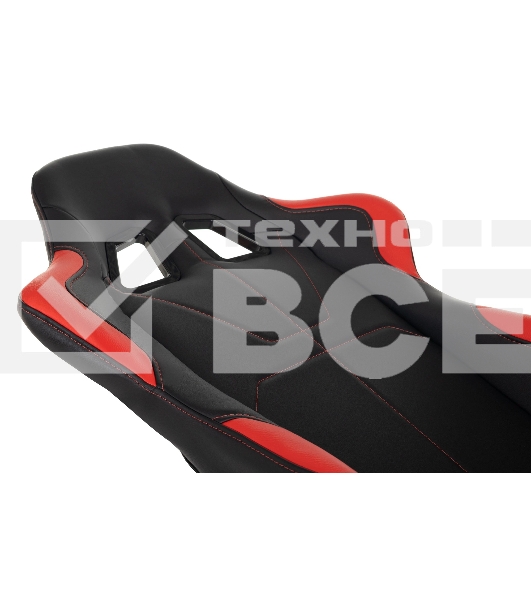 Кресло игровое Бюрократ VIKING 5 AERO RED черный/красный искусственная кожа