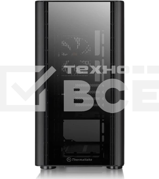 Компьютерный корпус Thermaltake V150 TG CA-1R1-00S1WN-00 Black/Win/SPCC/Tempered Glass*2/ 120mm Standard Fan*1