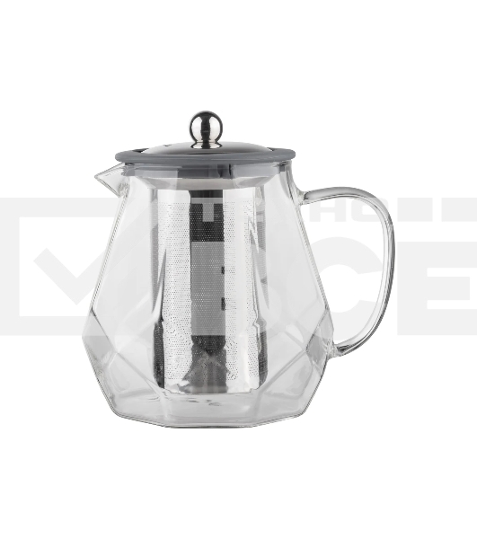 Чайник заварочный LEONORD AROMA, 820 мл из боросиликатного стекла, корпус с гранями (106791)