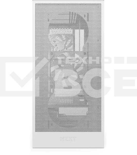 Компьютерный корпус без блока питания NZXT H5 Flow (2024), Midi-Tower, TG, 2x120мм, 1xUSB-A 3.2 + 1xUSB-C 3.2, E-ATX, ATX, mATX, mITX белый