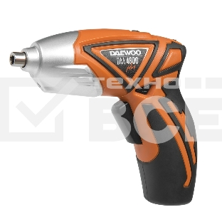 Отвертка аккумуляторная DAEWOO DAА 4800 Plus 380Вт 4.8В 0.8А/ч