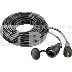 Удлинитель-шнур Зубр 'КГ 325-Ш', 10 м, 4000 Вт, 1 гнездо, IP44, КГ 3х2,5 мм2, 55017-10, фото 1