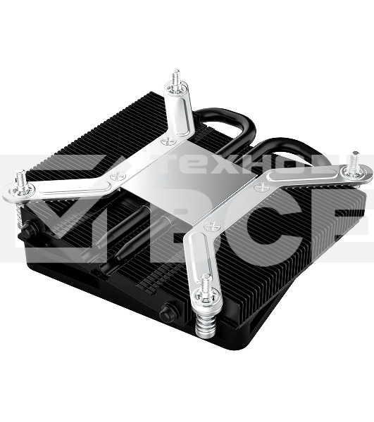 Кулер для процессора ID-COOLING IS-23i черный LGA1851/1700/1200/115X низкопрофильный высота 23мм (48шт/кор, TDP 45W, PWM, 2 тепл.трубки, медная база, FAN 80мм) BOX