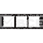 Рамка-суппорт 6мод. Avanti для In-liner Front черный ДКС 4402916, фото2