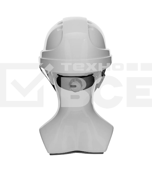 Каска защитная ударопрочная Denzel ABS/PC, плавная регулировка, модель 