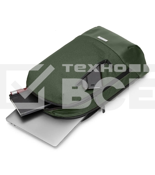 Рюкзак для ноутбука Moleskine Metro 15', зеленый, 31x47x13 см