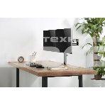 Кронштейн для мониторов Ultramounts UM737 черный 17'-32' макс.8кг крепление к столешнице поворот и наклон, фото2