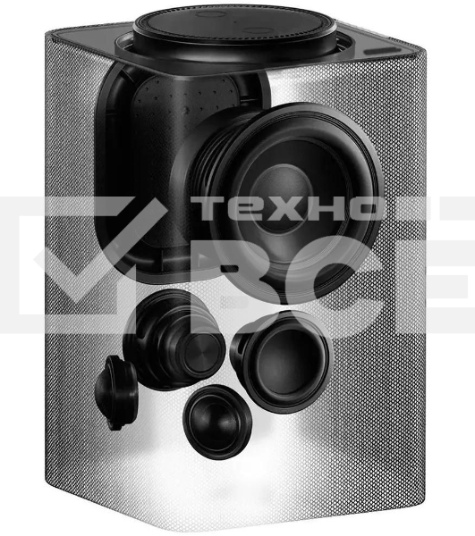 Умная колонка Яндекс Станция Макс, 65Вт, с экраном, 1 динамик, часы, Алиса, Wi-Fi, Bluetooth 5.0, Zigbee, графит