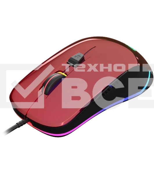 Мышь проводная GMNG 850GM красный, 7200 dpi, USB, кнопки - 6