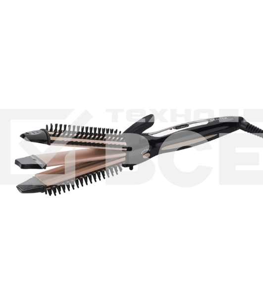 Выпрямитель для волос Centek CT-2013 черный/золотистый, 30 мм, 200 °C, 1 режим