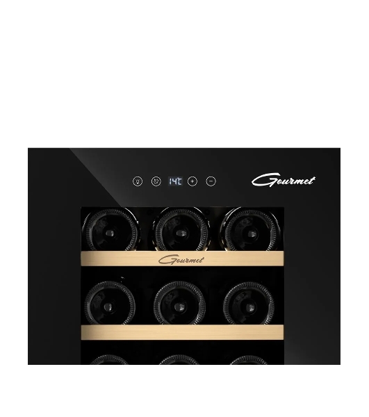 Винный шкаф Libhof GM-18 черный, 53 л, 1 отсек, 18 бут., класс A