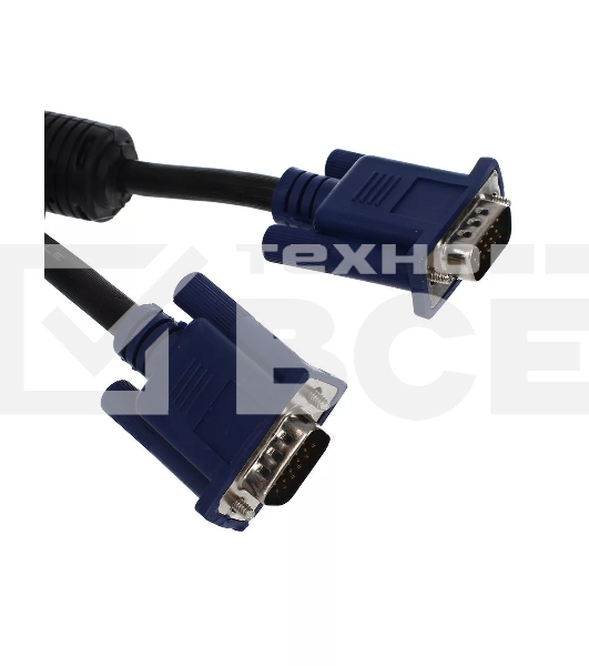 Кабель монитор-SVGA card (15M-15M) 3.0м 2 фильтра VCOM