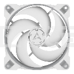 Вентилятор для корпуса ARCTIC BioniX P120 PWM 200 - 2100 RPM - retail серый/белый, фото3