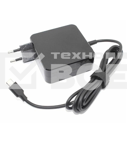 Блок питания (сетевой адаптер) Amperin 5V 3A - 20V 4,5A 90W Type-C, квадратный корпус