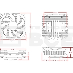 Кулер для процессора ID-COOLING IS-37-XT BLACK черный 92мм алюминий+медь 3600rpm 36db 4-pin 95W 37мм, фото7
