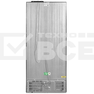 Холодильник Maunfeld MFF183NFSBE черная нержавеющая сталь трехкамерный инвертор 405л морозилка снизу