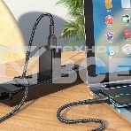 Кабель Hoco U110 Type-C USB (m)-USB Type-C (m) 1.2м черный коробка, фото3