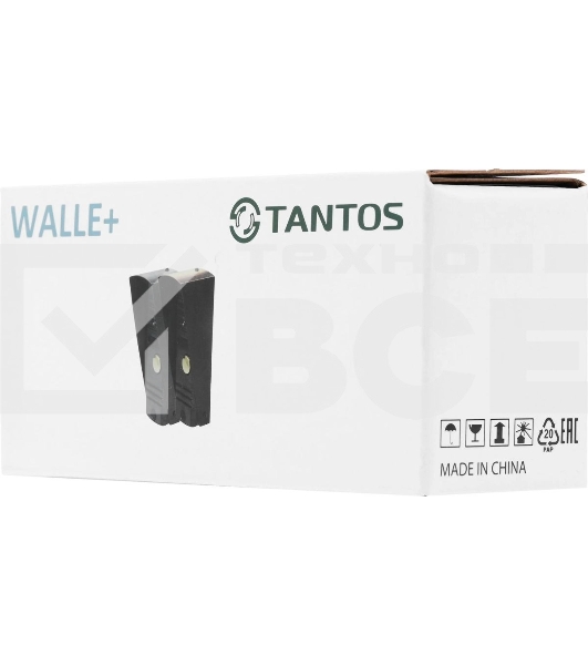 Видеопанель Tantos Walle+ цветной сигнал CMOS цвет панели: темно-серый