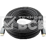 Кабель аудио-видео Cactus CS-HDMI-AOC-2-50 HDMI (m)/HDMI (m) 50м. позолоч.конт. черный, фото 1