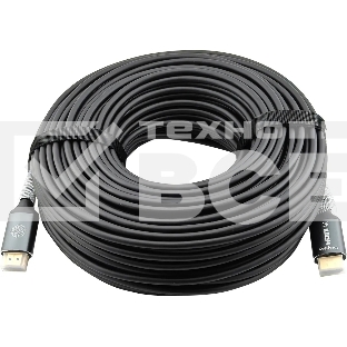 Кабель аудио-видео Cactus CS-HDMI-AOC-2-50 HDMI (m)/HDMI (m) 50м. позолоч.конт. черный