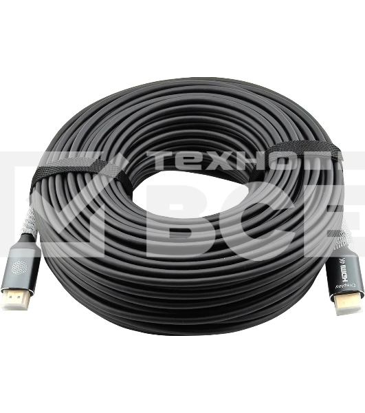 Кабель аудио-видео Cactus CS-HDMI-AOC-2-50 HDMI (m)/HDMI (m) 50м. позолоч.конт. черный
