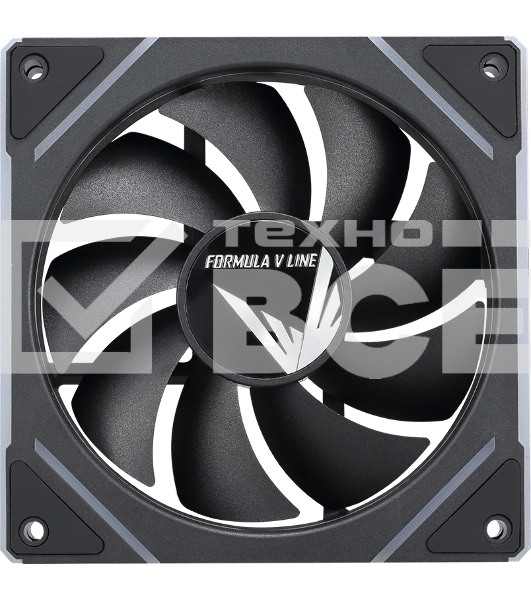 Вентилятор для корпуса Aerocool / Formula Floe Plus 12BK ARPW ARGB черный, 120 мм, 1500 об/мин, 26.8 дБ, 4 pin