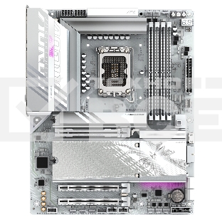 Материнская плата Gigabyte B860 AORUS ELITE WIFI7 ICE, LGA 1851, Intel B860, 4xDDR5, 4xSATA, 3xM.2, 1xPCIe 5.0 x16, 2xPCIe 4.0 x1, 1xHDMI, 2xDP, 1x 2.5Gb LAN, 6xUSB-A 3.2, 1xUSB-C 3.2, 4xUSB-A 2.0, 2x3.5 мм, 7.1, ATX