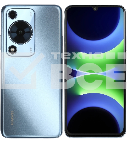 Смартфон Huawei Nova Y72S promo front 8/128Gb, синий