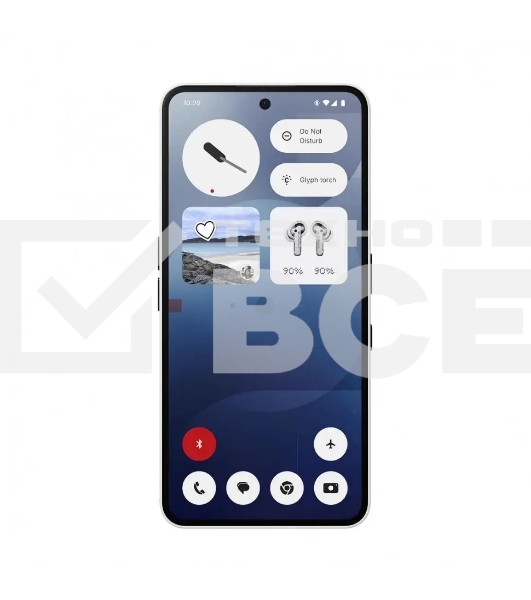 Смартфон Nothing Phone (3a) A10400152 12/256Gb, белый