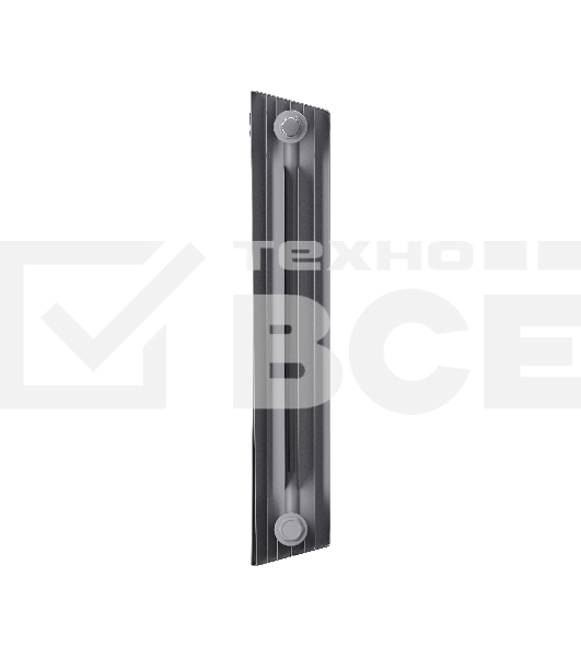 Радиатор биметаллический Royal Thermo PianoForte 500 серебристый - 6 секц.