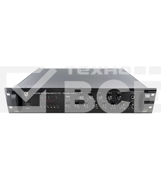 Микшер-усилитель Intrend ITMXAMP-350MTZ зональный, 5 зон. MP3, FM-тюнер, USB, Bluetooth, 3хMic/2хLine входы, 1хLine выход, 350 Вт, 4-16 Ом/100V, IR-пульт в комплекте