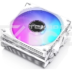 Кулер JONSBO HX4170D White LGA1700/1200/115X/775/AM4 низкопрофильный 45.3мм (36шт/кор, TDP 150W, PWM, 92мм Dynamic Multi-Color LED Fan, 4 тепловые трубки, медная база, 4-pin, белый) Retail, фото 1